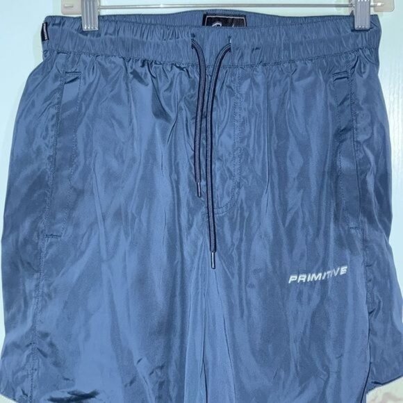 Primitive Skateboarding Mens Blue & White Polyester Track Pants S - Picture 5 of 10